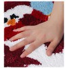 Xmas Bath Mat Santa Snowman Non-Slip Door Mat Bathroom Mat