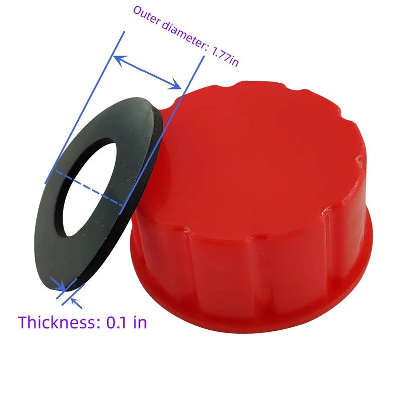 Fesasn 5 Gallon Gas Can Cap Replacement, for Most 1/2/3/5