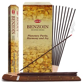 Benzoin Incense Sticks and Incense Stick Holder Bundle Insence Insense Hem Incense Sticks