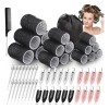 60 Tubos Para Rizar Cabello Abrazadera Plástica Para Cabello