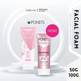Pond's Bright Beauty Miracle Clarity Glow Facial Foam 50g /100g (NEW)