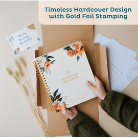 Nook Theory Comprehensive Wedding Planner and Keepsake - Perfect for Newly Engaged Gift, Wedding Planning and Organizer Book for the Bride (Boho)