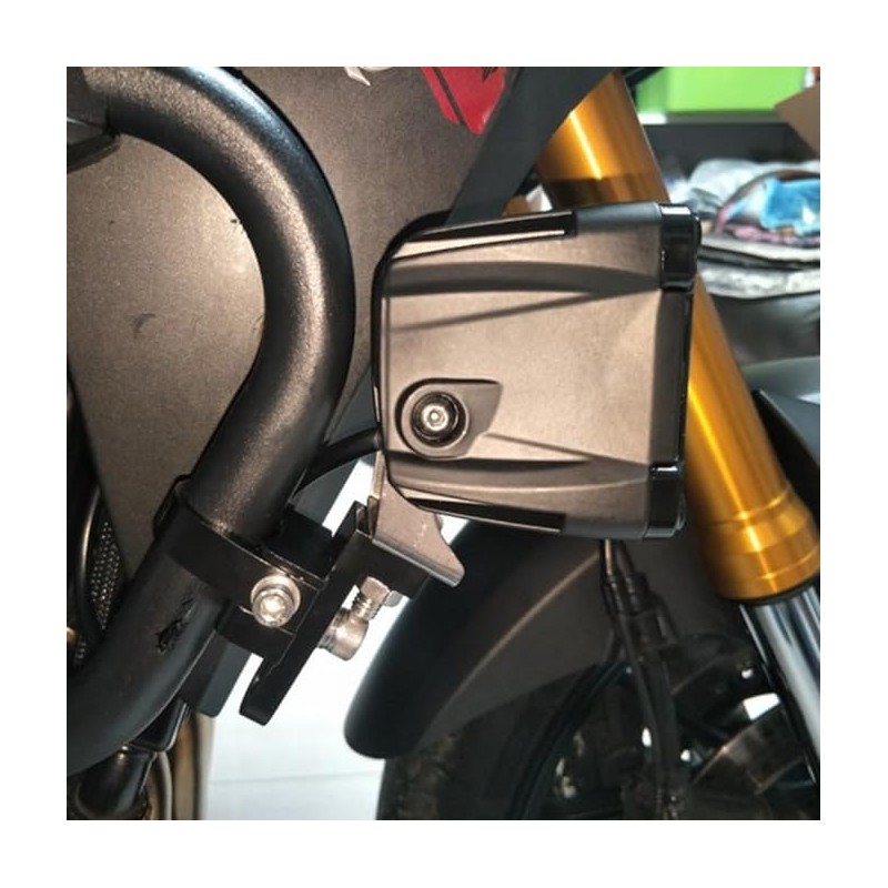 HQTS 2pcs Motorcycle Headlight Mount Bracket Fog Light Mount Bracket