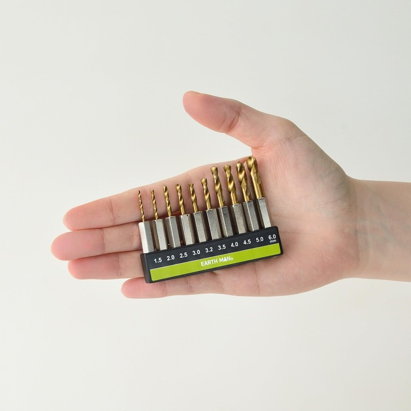 Takagi Earth Man Short Ironwork Drill, Set of 10, 0,