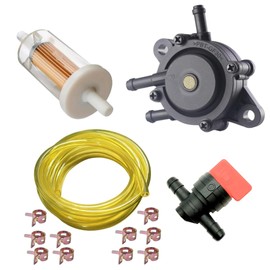Fuel Pump & Shut Off for Briggs Kohler Honda Kawasaki For 15 thru 25 HP engine 491922 691034 692313 808492 808656