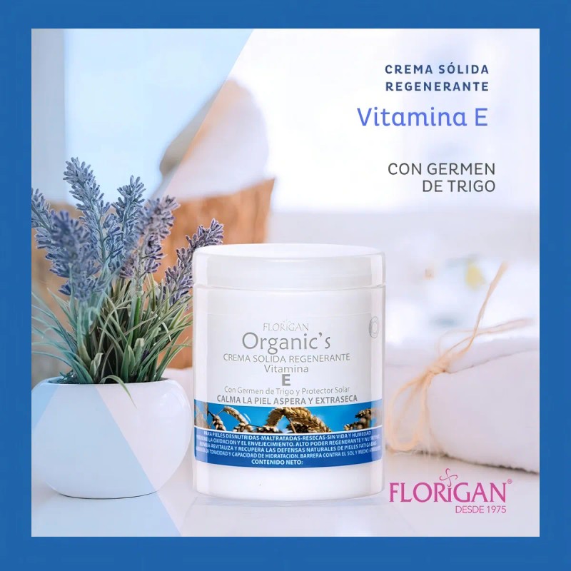 Crema Sólida Regenerante Vitamina 600grs Florigan