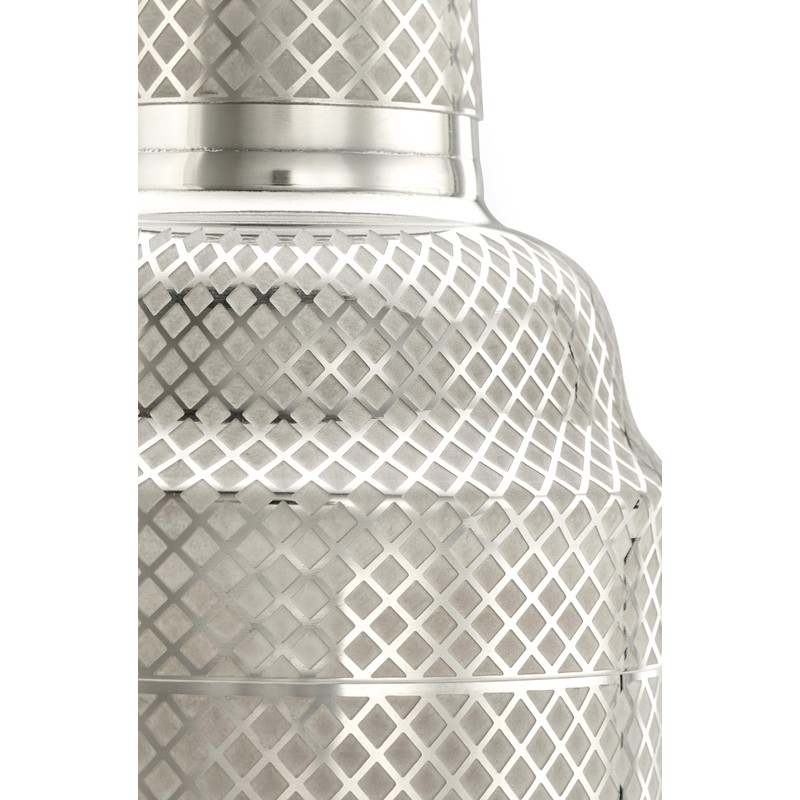 Barfly 3-Piece Diamond Lattice Etch Japanese Cocktail Shaker Set (24