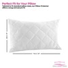 Home Sweet Home UK Quilted Pillow Protectors 2 Pack Envelope