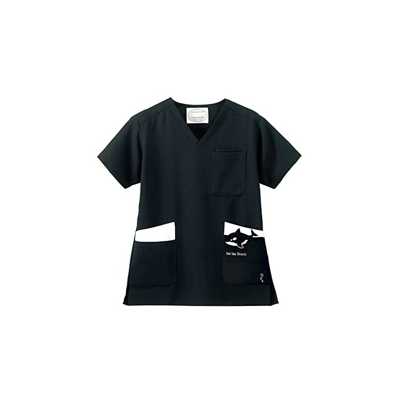 Nursley Colorful Animal Ocean Scrubs (Unisex), Orca
