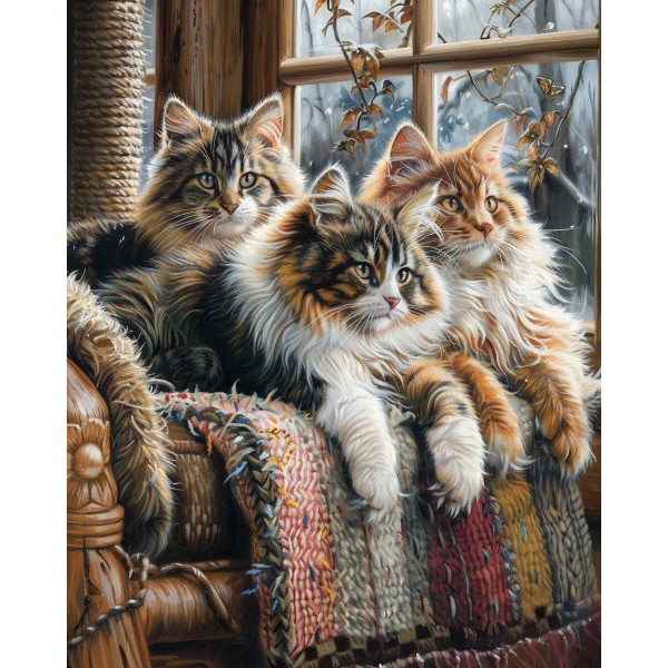 Diverse 8x10 Meow Masterpieces Cat Art Prints Feline Fine Art