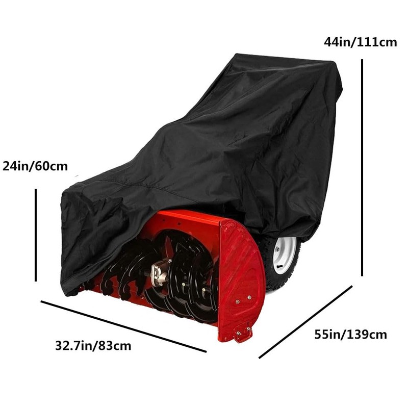 Snow Thrower Cover Waterproof Heavy Duty 420d Oxford With Windproof