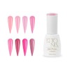 TONES Gel Polish Kit Pink Collection, 8 Vibrant Shades |