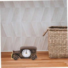 Ipetboom Vintage Classic Car Clock Retro Decorative Desktop Ornament for Home Office Unique Delicate Design for Festivals Special Occasions