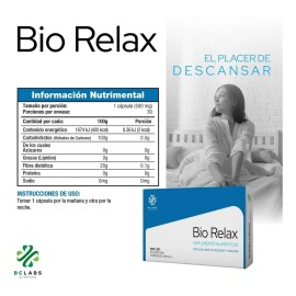 Biorelax, Bc Labs, Coadyuvante Para La Estrés Y Ansiedad Sabor Sin Sabor
