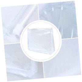 Healvian 10Pcs Clear Makeup Bag Portable Zipper Toiletry Pouches Travel Cosmetic Organizers for Cosmetics Toiletries and Electronics for Home Gym