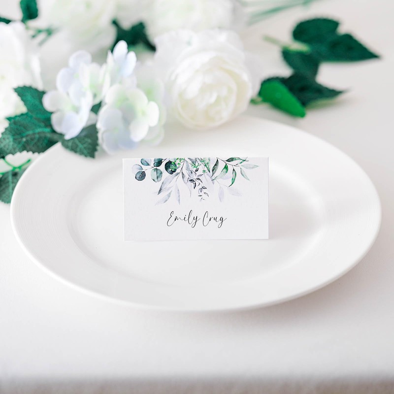 Place Cards for Table Setting Name Cards for Wedding Reception
