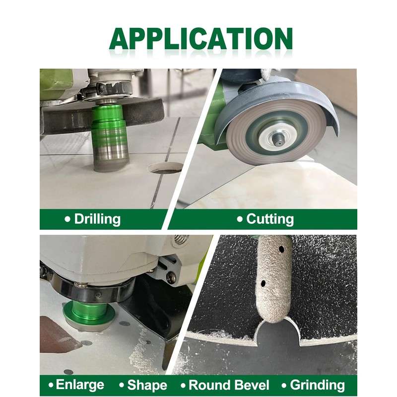 Tile Hole Saw Kit 12pcs- KURSTOL Diamond Core Drill Bits