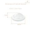 BEADNOVA Drawer Bumpers 100Pcs Cabinet Door Pads Clear Kitchen Picture