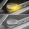 ZDEERAOTO LED Rear Side Mirror Light DRL Amber Sequential Turn
