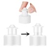 FZGLHQQ 20Pcs Push Pull Caps Reusable Bottle Caps Plastic Push