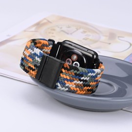 WOCCI Woven Nylon Watch Strap with Adjustable Buckle, Braided Sports Watch Straps for Men and Women, Strap Width 18 mm, 19 mm, 20 mm, 21 mm, 22 mm, Nylon