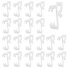ZZLZX 20PCS Blind Valance Clips, Valance Clips for Window Blinds, Plastic Clips for 1 Inch Blinds