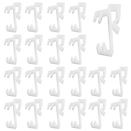ZZLZX 20PCS Blind Valance Clips, Valance Clips for Window Blinds, Plastic Clips for 1 Inch Blinds