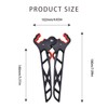 Archery Bow Stand Portable Folding Compound Bow Holder with Rubber