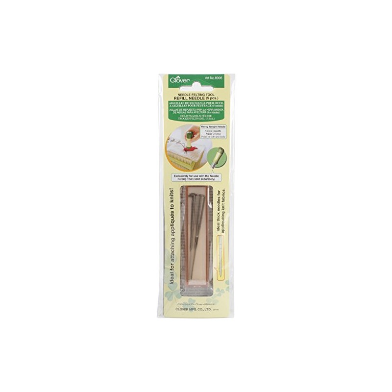 Clover Needlecrafts 8906 - Recambio de herramienta de fieltro de