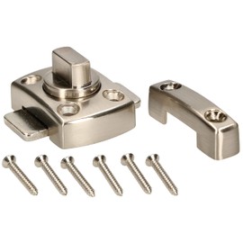 KOTARBAU® Toilet Lock Lock 40x40mm Bathroom Door Lock Nickel