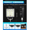SKYWORLD 12 V 48 W LED Work Light, 4 Inch