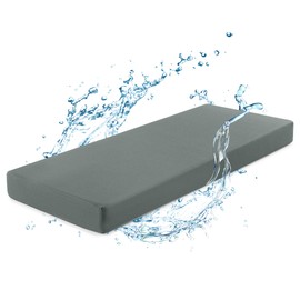 BALAPET Waterproof Sauna Seat Cushion, Thick High-Density Foam Heat Insulation Mat for Sauna Bath House Shower Room, Sauna Accessories for Infrared Sauna Resting(Gray)