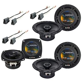Harmony Audio R65 R4 OEM Factory Replacement Speaker Upgrade Package Compatible with Mistubishi Montero Sport 1997-2004