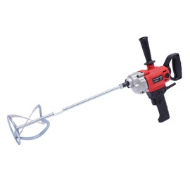 Drill Mixer Set, Industries Heavy Duty Concrete Mud Mixer, 2400w 1200rpm Corded Electric Concrete Mixer with Spade Handle, Mixing Drill Machine for Construction Sites Furniture Factories etc