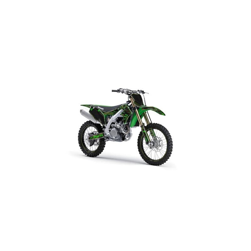 2009-2012 KX 250 F Apache Grey Senge Graphics Base Kit