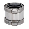 Eastman 1-1/2 Inch No-Hub Coupling with Stainless Steel Clamps, 43401