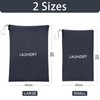 WiseBoy 2 Pack Laundry Bags, Washable Wet Dry Bag, Travel