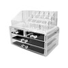 GC GLOBALCOMMERCE Portatrucco Organizer per Make Up con 4 Cassetti