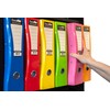 Durafile Lever Arch File, Red File, 'Ergonomic Curved Spine' Single