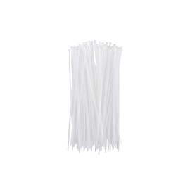 Boacua White Zip Ties Heavy Duty 8 Inch(100 Pack), 50lb Multi-purpose Cable Ties For Indoor and Outdoor Use