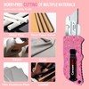 Caressolove Automatic Utility Knife, Premium Pink Retractable Box Cutter, Cute