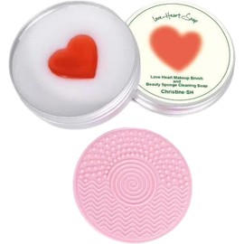 Jabón Limpiador Para Brochas De Maquillaje Herramienta de Jabón de Limpieza Solución Limpiadora para Brochas de Maquillaje Para Entusiastas Principiantes Mujeres Doméstico Cosmético Y Viaje