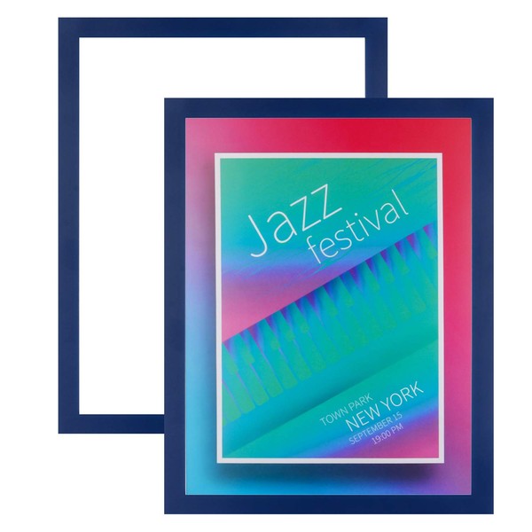 MFoffice Self-Adhesive Store Sign Holder 8.5x11'' - Document Frame, Double