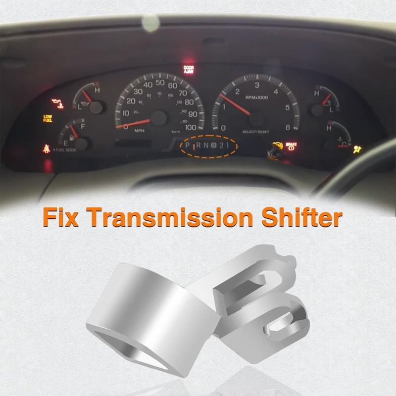 HIMARKLIF Upgraded Stainless Steel Automatic Transmission Shift Indicator Cable Bracket
