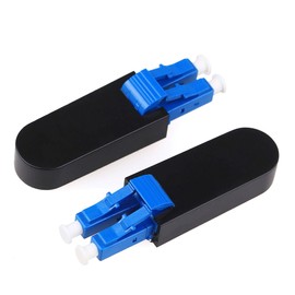 LC/UPC SM MM OM3 OM4 fiber optic adapter Loopback adapter connector(1pcs) (Type: LC/UPC SM-9/125)