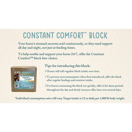 Constant Comfort Supplement Block to Support Gastric Health in Horses, 15 lb