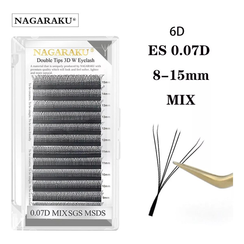 Nagaraku Pestañas Nagaraku W 6d Cifrado Clover Fan