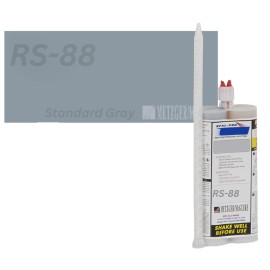 Spal Pro Metzger McGuire Polyurea Crack Filler RS88 600mL Dual Cartridge Kit (Gray)