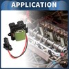 INFINAUTO HVAC Blower Motor Resistor Heater Blower Motor Resistor No.7701206104