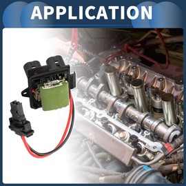 INFINAUTO HVAC Blower Motor Resistor Heater Blower Motor Resistor No.7701206104 for Renault Clio II 1998